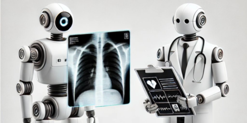 Fiktiv fremstilling av radarparet Analytisk AI & Generativ AI. Kilde: DALL·E