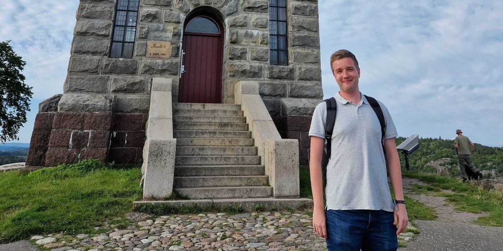 Bilde av Olav fra Øst sine uavhengighetstur til Tønsberg