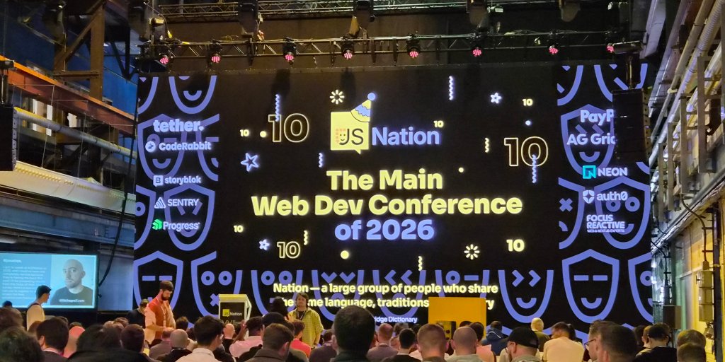 Fra scenen i Amsterdam: JSNation & React Summit 2026 