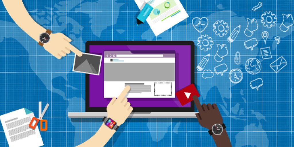 Bildet er en illustrasjon og viser en datamaskin med et dummy bilde