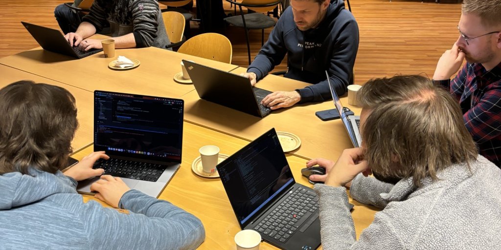 Her testes løsningen av ivrige kolleger