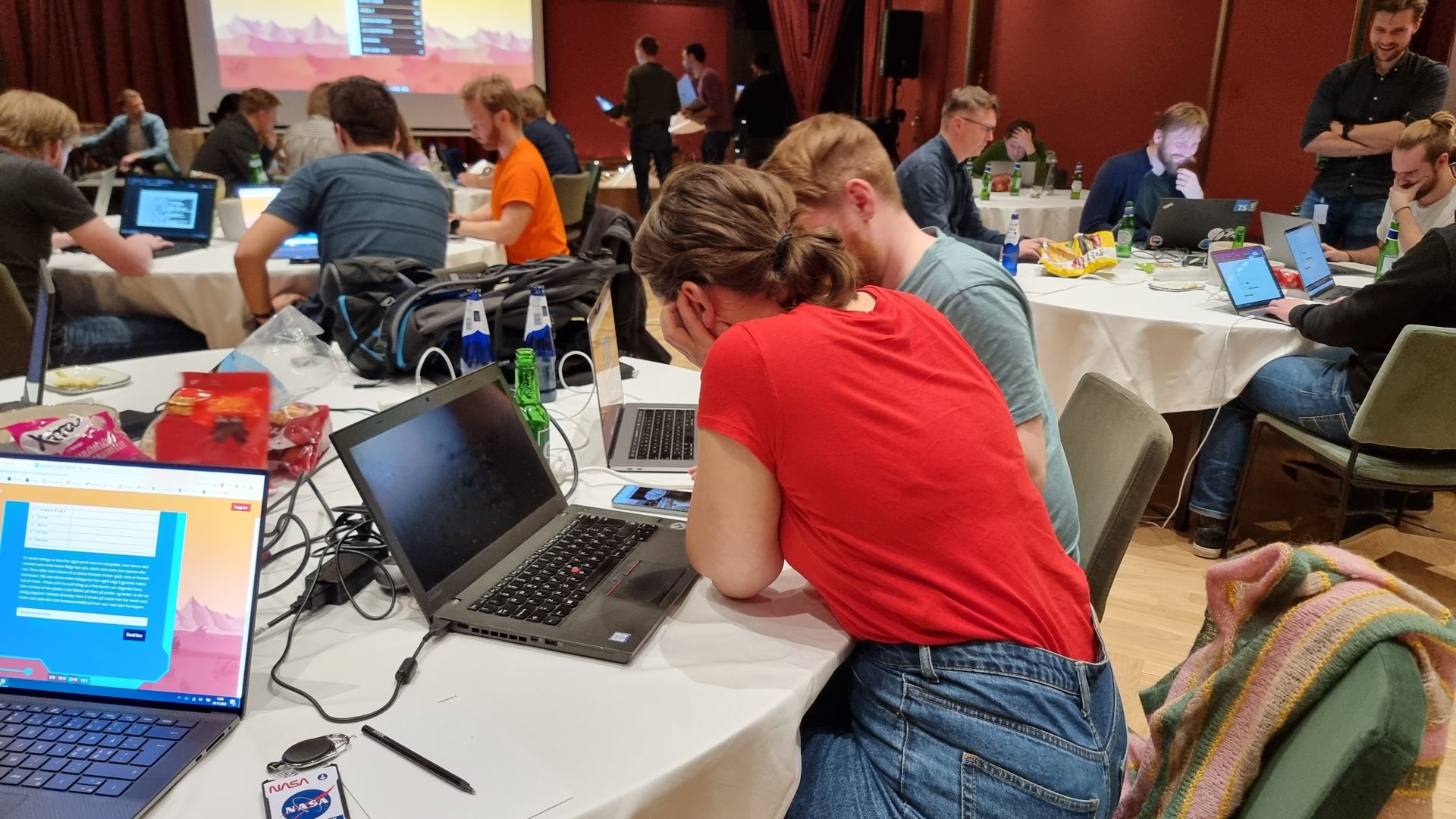 Bilde fra folk som jobber på Bouvet Battle Royale