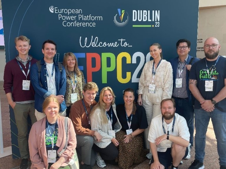 Bouvet deltakere på konferansen i Dublin