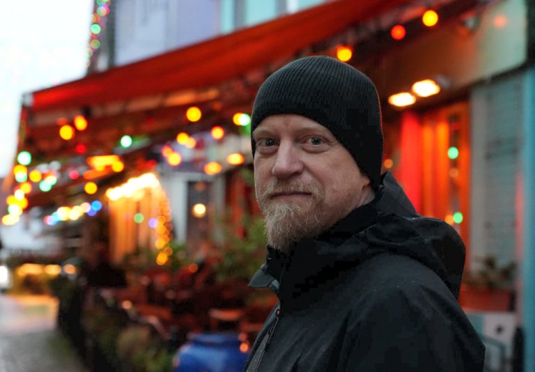 Eivind Vea i Fargegata i Stavanger