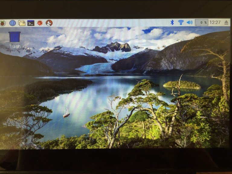 Pixel Desktop on Raspberry Pi Touch Screen