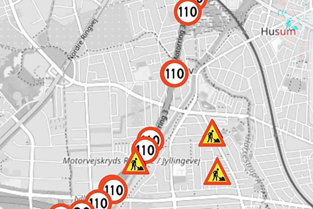 Eksempel fra Nordic way app